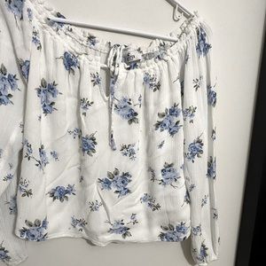 Hollister of-the-shoulder blouse top